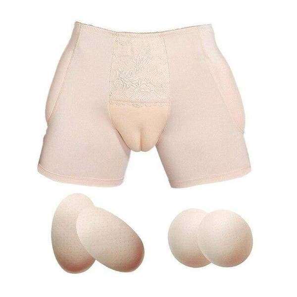 Gepolstertes Höschen Schwamm Beige