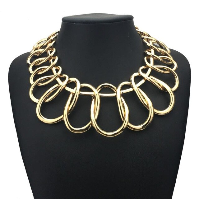 Kropfband Drag Kairo (Golden oder Silbrig)