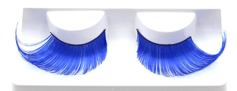 Künstliche Wimpern Drag Blue