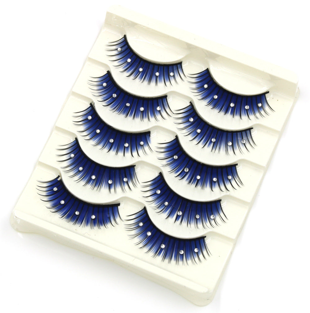Künstliche Wimpern Drag Night Sky (5 Paare)