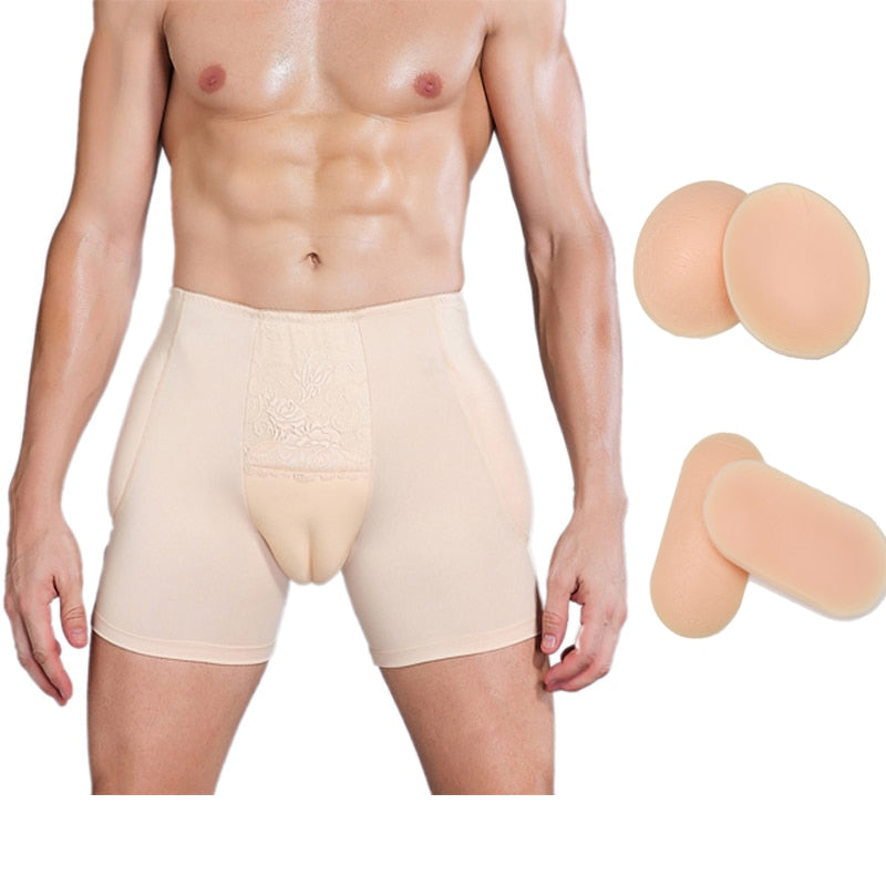 Gepolstertes Höschen Silikon Beige