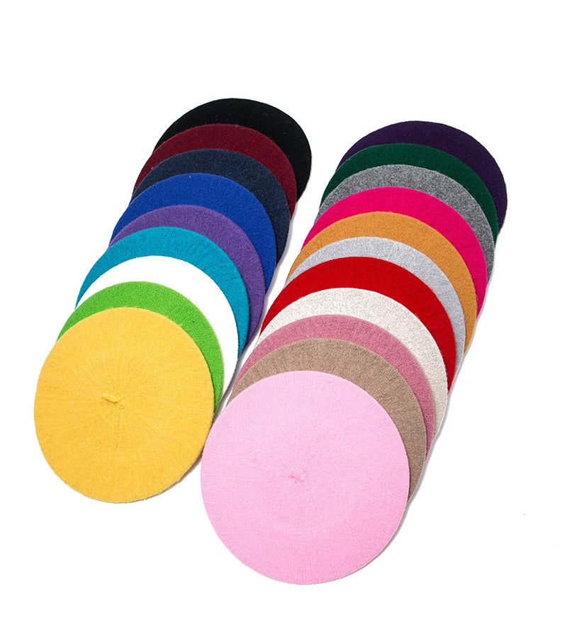 Baskenmütze Queen Mousse (18 Farben)