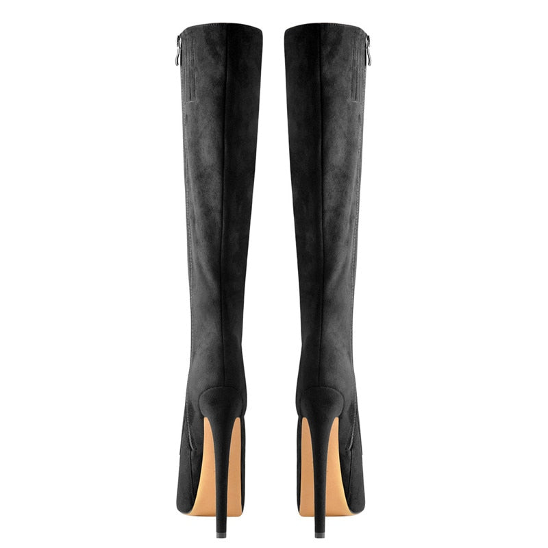 Stiefel Queen Morbius (Mattschwarz)
