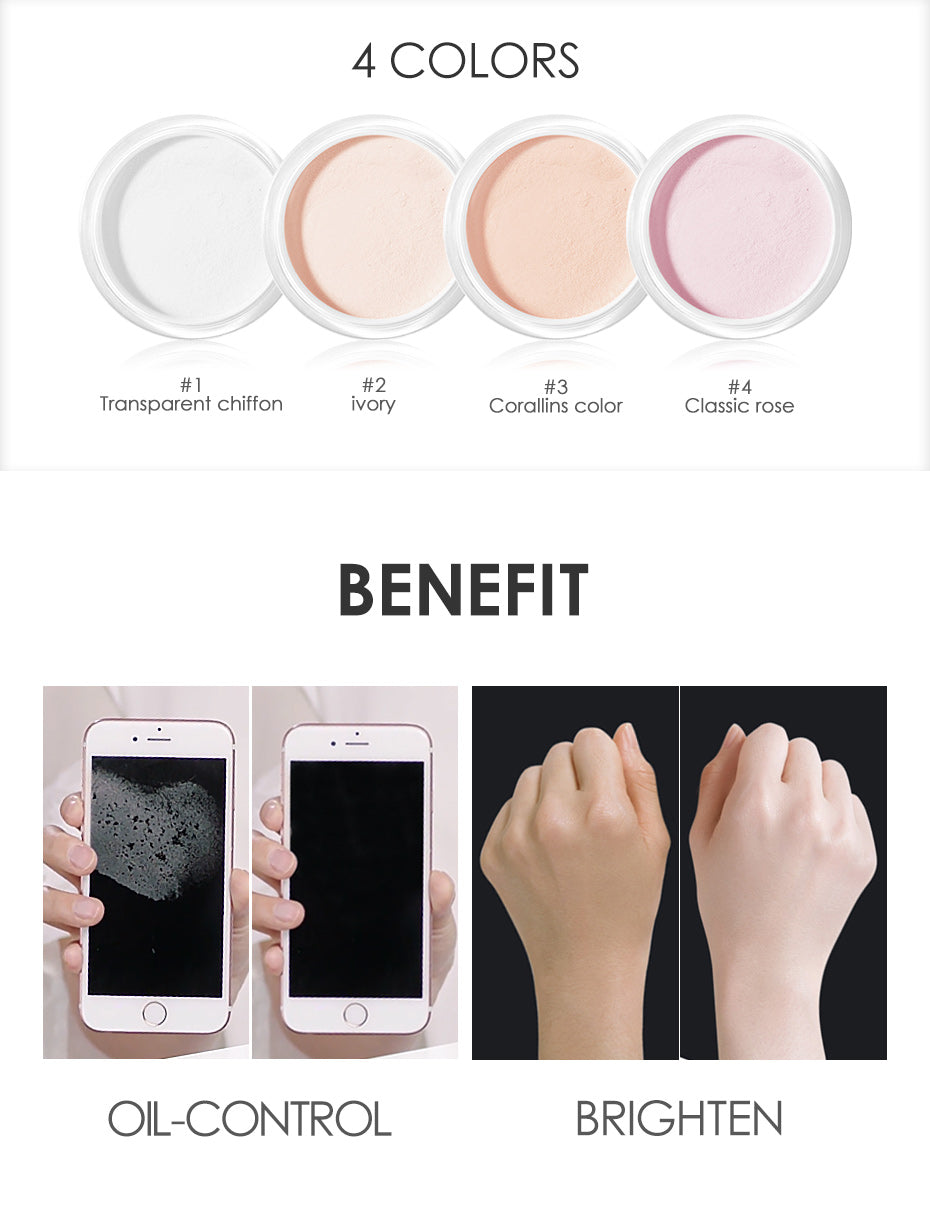 Professionelles Mattes Loses Puder (4 Farben)