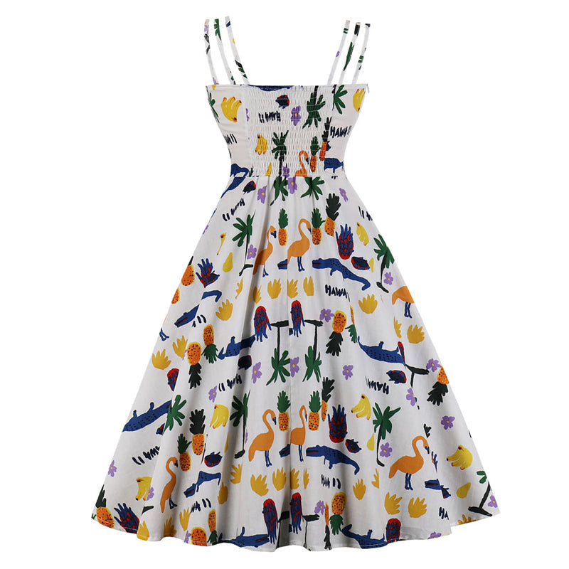 Vintage Kleid Drag Tropic