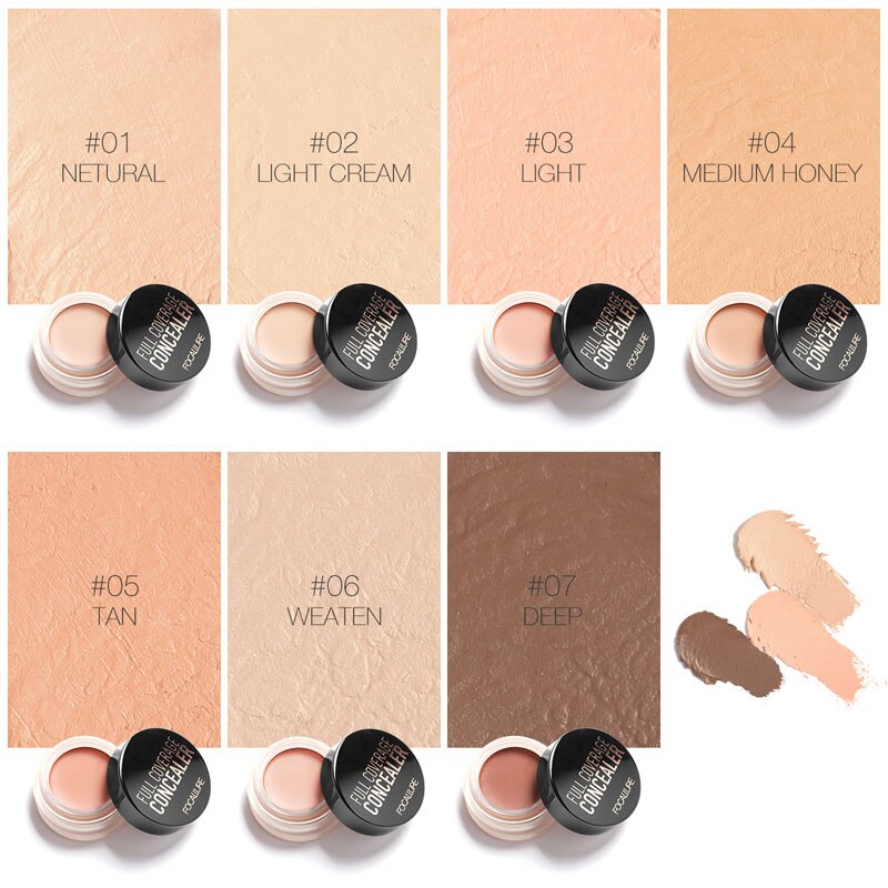 Creme-Concealer mit vollständiger Deckkraft (7 Farben)