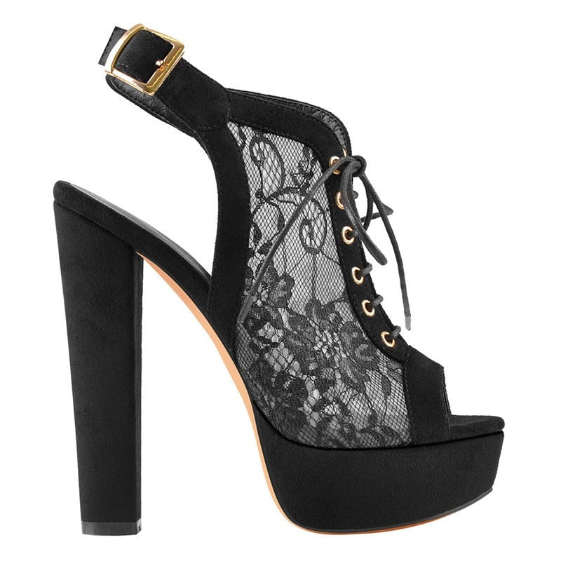 Sandalen Queen Maisker (Transparent Schwarz)