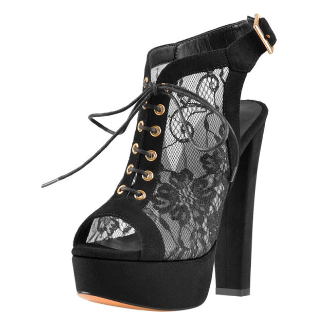 Sandalen Queen Maisker (Transparent Schwarz)
