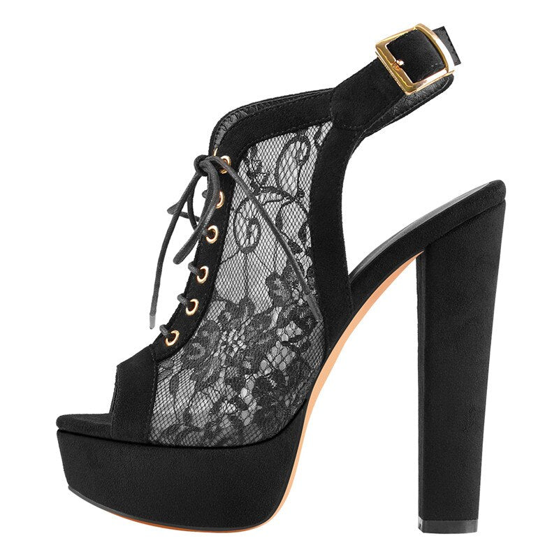 Sandalen Queen Maisker (Transparent Schwarz)