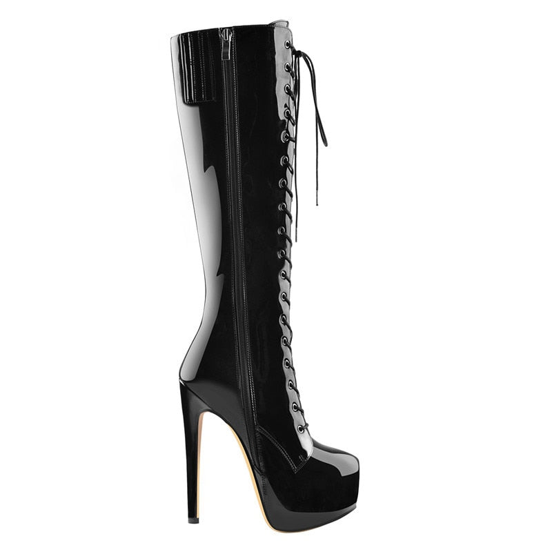 Stiefel Queen Morbius (Schwarz)
