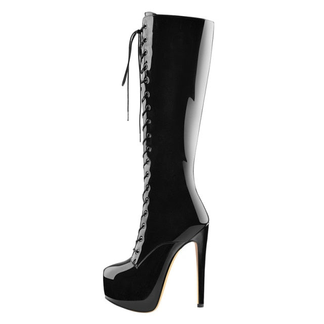 Stiefel Queen Morbius (Schwarz)
