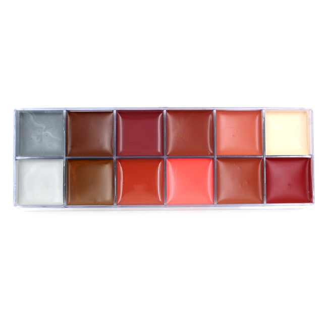 Set mit 6 Pinseln + 24 Farben Ölkörperfarbe