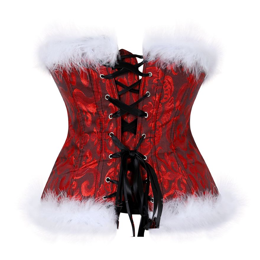 Korsett Drag Noel (Dunkelrot)