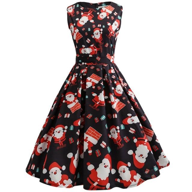 Vintage Kleid Queen Santa