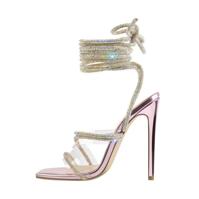 Sandalen Queen Chrystal (4 Farben)