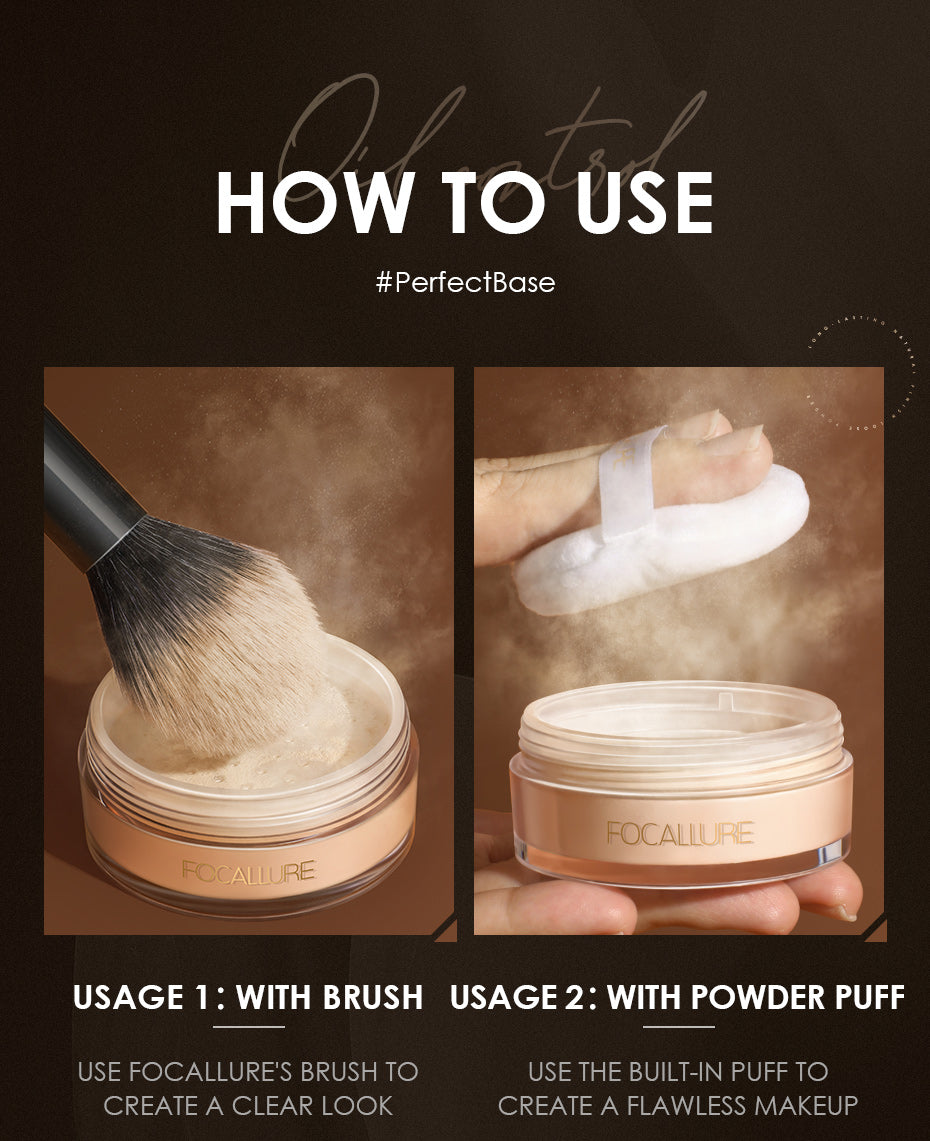 Professionelles Mattes Loses Puder (2 Farben)