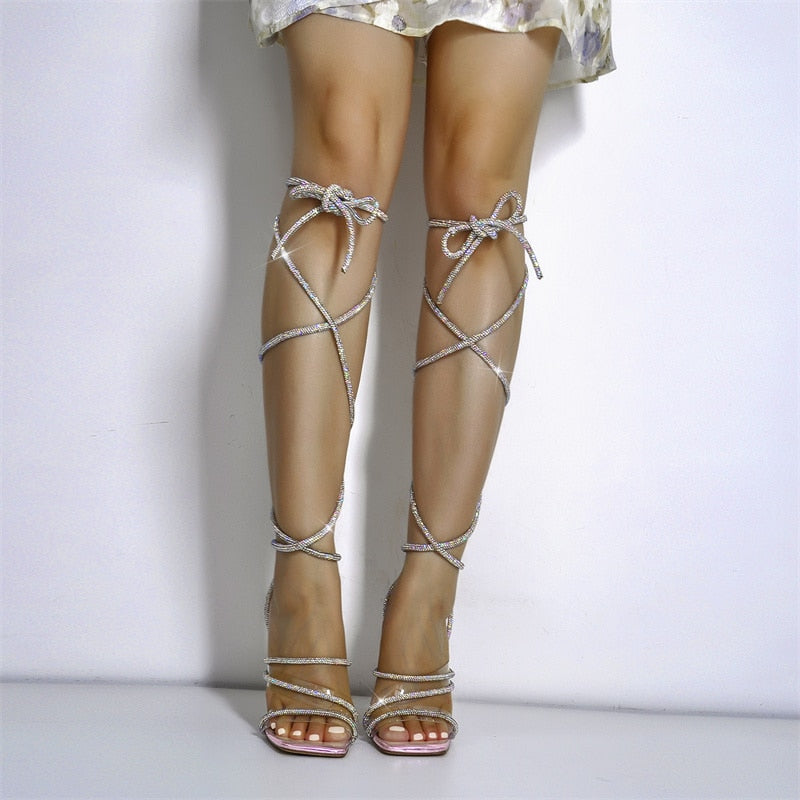 Sandalen Queen Chrystal (4 Farben)