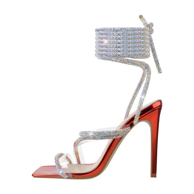 Sandalen Queen Chrystal (4 Farben)