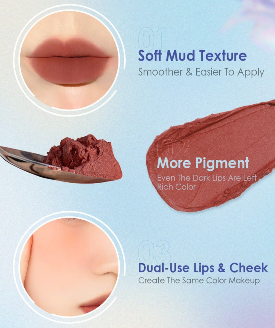 Professionelle Matte Lippencreme (12 Farben)