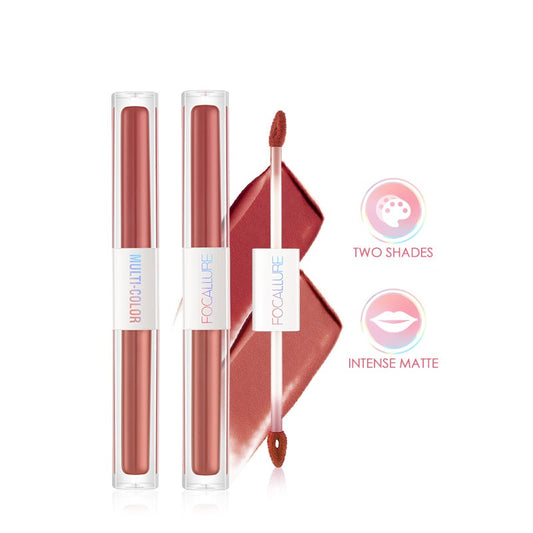 Professioneller Matter Lipgloss 2 in 1 (7 Farben)