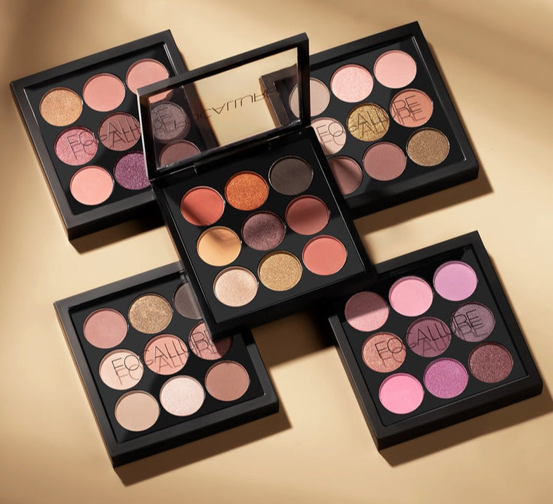 Professionelle Lidschatten-Palette 9 Farben (5 Varianten)