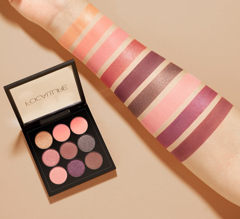 Professionelle Lidschatten-Palette 9 Farben (5 Varianten)