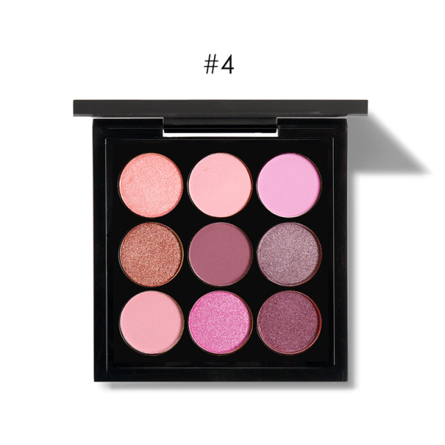 Professionelle Lidschatten-Palette 9 Farben (5 Varianten)