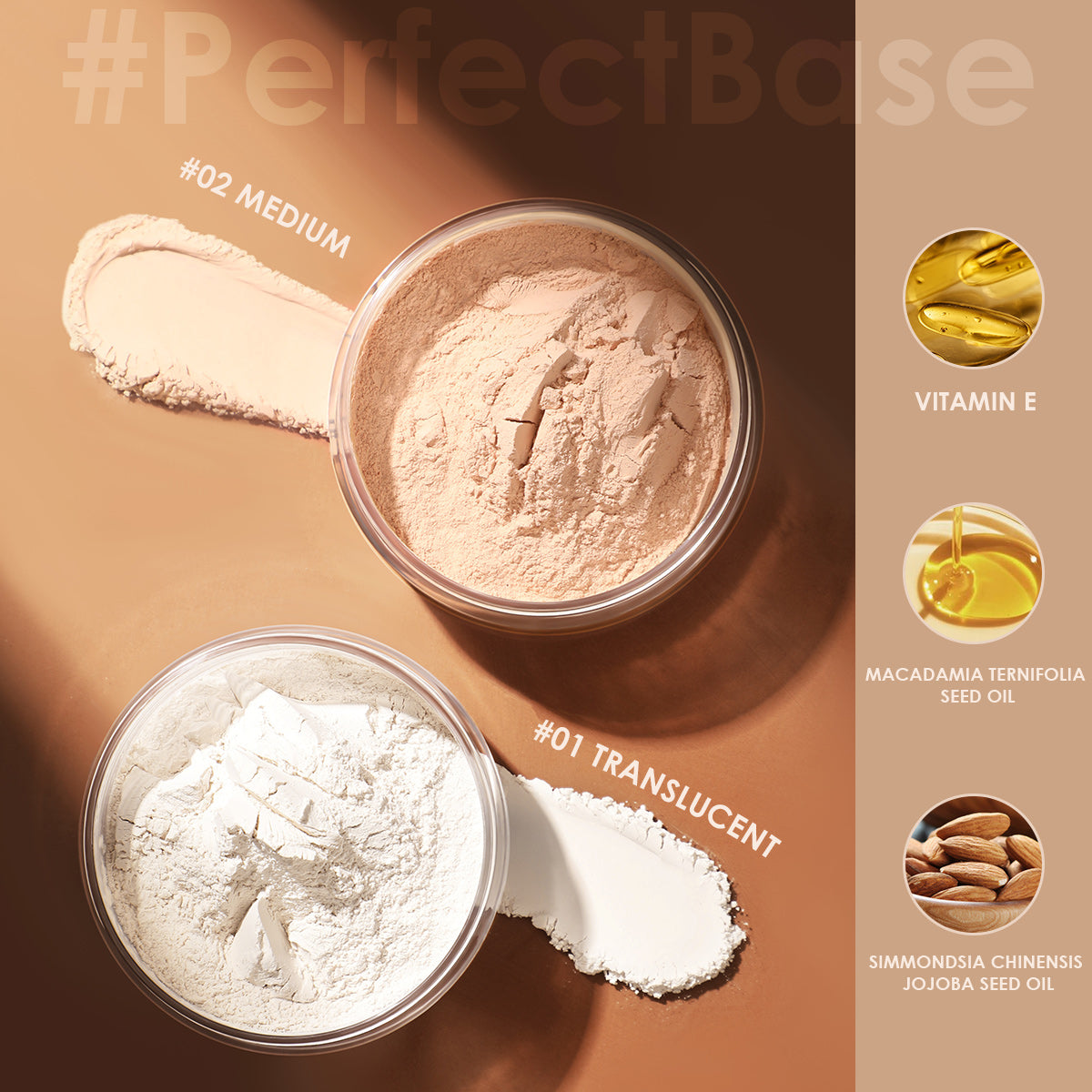 Professionelles Mattes Loses Puder (2 Farben)