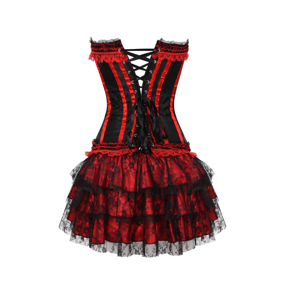 Korsettkleid Drag Michelle (Rot)