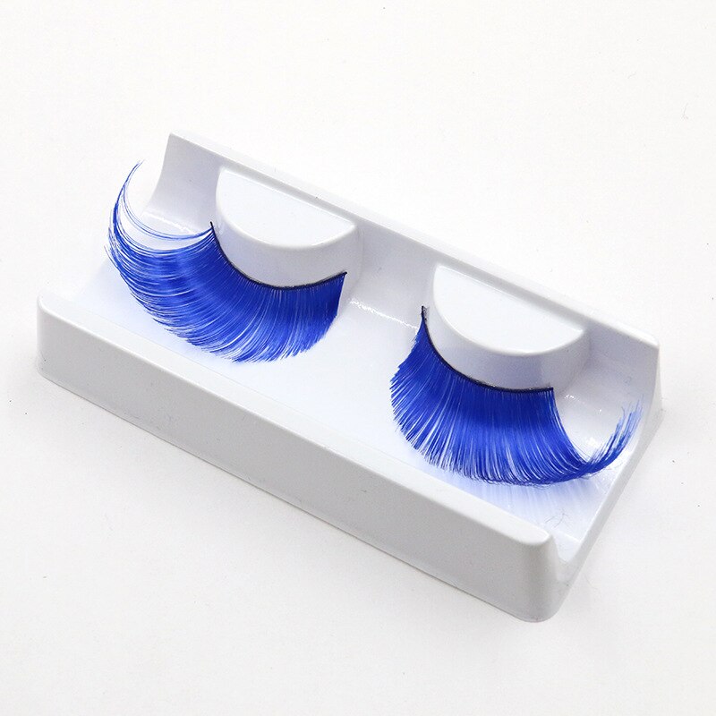 Künstliche Wimpern Drag Blue