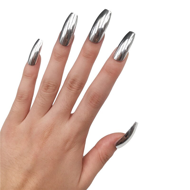 Künstliche Nägel Drag Titanium (24 Einheiten)