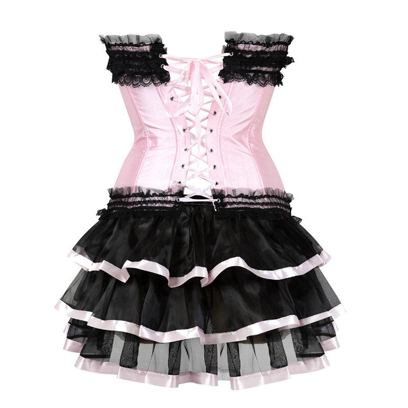 Korsettkleid Drag Poison (Kurzer Rock)