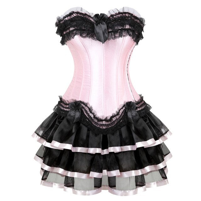 Korsettkleid Drag Poison (Kurzer Rock)