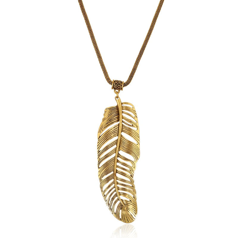 Halskette Drag Feather (2 Farben)