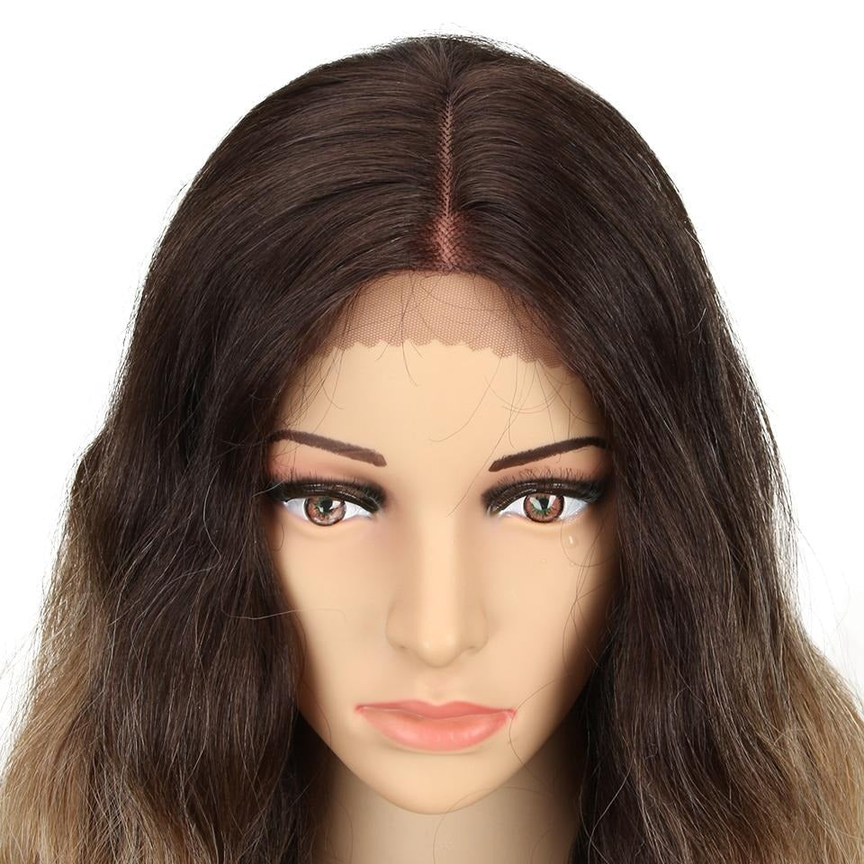 Perücke Drag Midas (Ombre Braun)