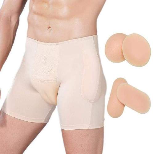 Gepolstertes Höschen Silikon Beige