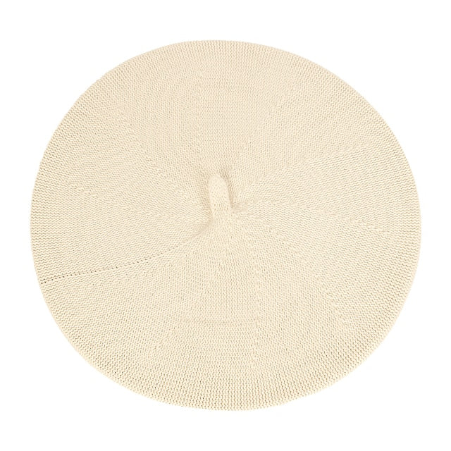Baskenmütze Queen Monica (Beige)