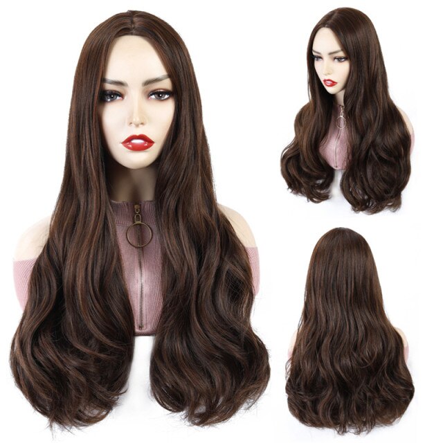 Perücke Queen Cyprus (Braun)