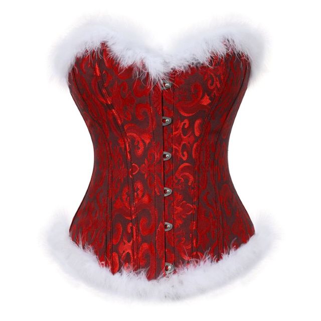 Korsett Drag Noel (Dunkelrot)