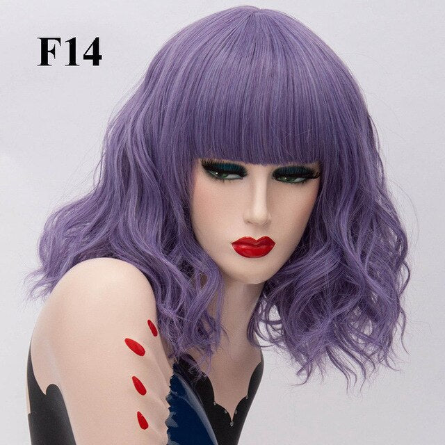 Perücke Queen Kumara (Dunkelviolett)