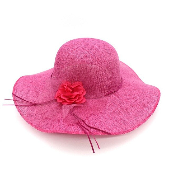 Hut Drag Linen (Fuchsie)
