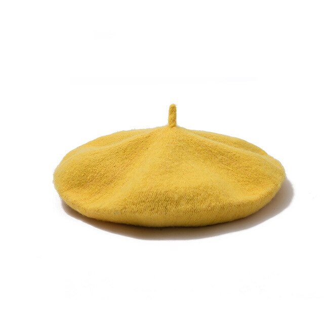 Baskenmütze Queen Mousse (Gelb)