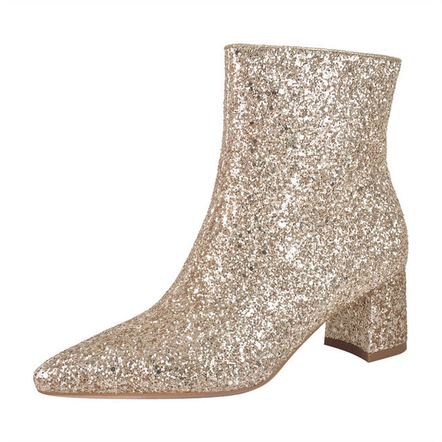 Stiefel Queen Purppur (Gold)