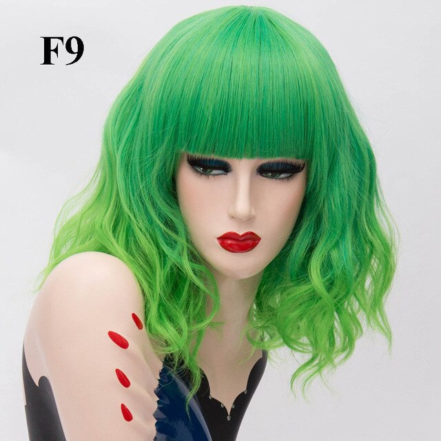 Perücke Queen Kumara (Grün)