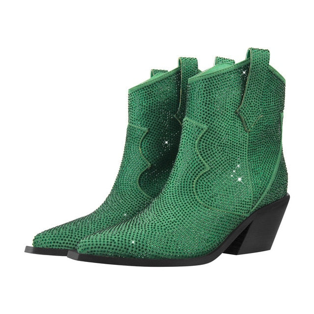 Stiefel Queen Xianwa (Grün)