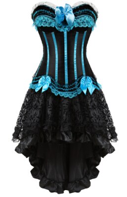 Korsettkleid Drag Pumba (Hellblau)