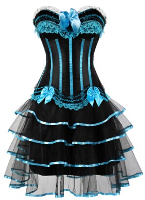 Korsettkleid Drag Martina (Hellblau)