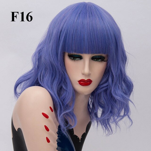 Perücke Queen Kumara (Himmel Blau)