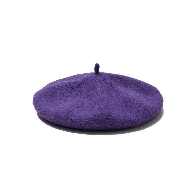 Baskenmütze Queen Mousse (Lila)