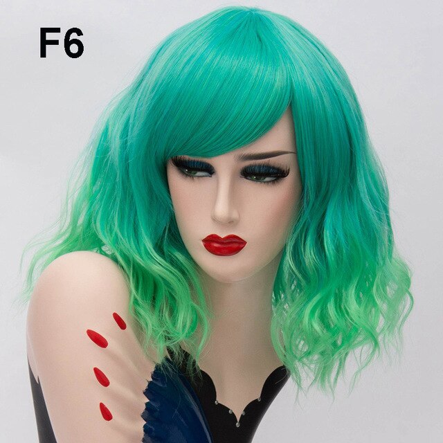 Perücke Queen Mulan (Mintgrün)